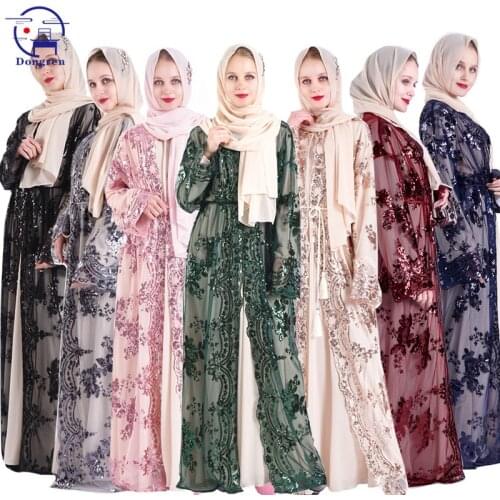 Muslim Fashion For Women Hijab Dress Middle East Dubai Abaya Turkey Kaftan Islamic Clothing Femme Arabic Vestido muslim dress