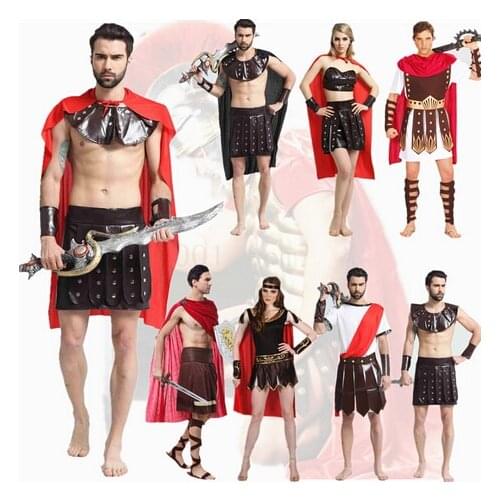 Adult Gladiatus Children Roman Gladiator Clothing Roman Warrior Costume Halloween Constumes Party Cosplay Greek goddess dress