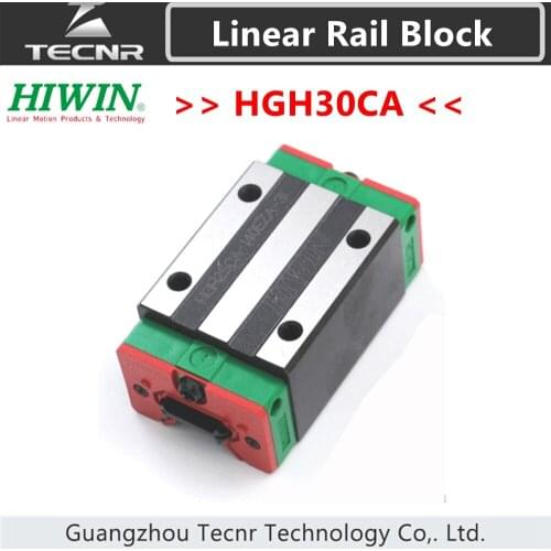 Taiwan original HIWIN HGH30CA linear guideway rails slide carriage block slider