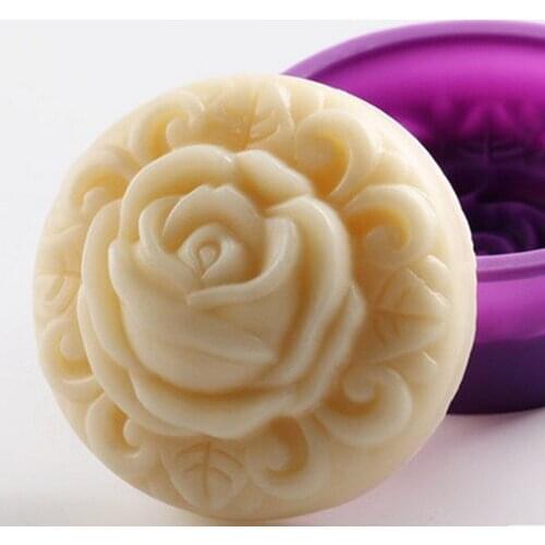 1pcs Single Rose (xj504) Silicone Handmade Soap/Cake Mold Crafts DIY Mold