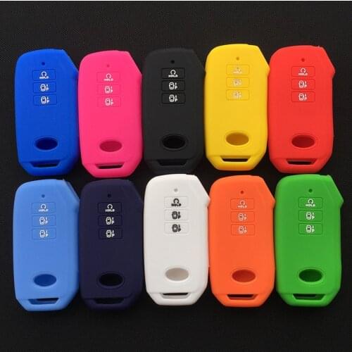 Silicone Rubber Key FOB Cover Case Holder Protect Skin for KIA K5 grand Carnival Sorento Sedona Remote Keyless Car Accessories