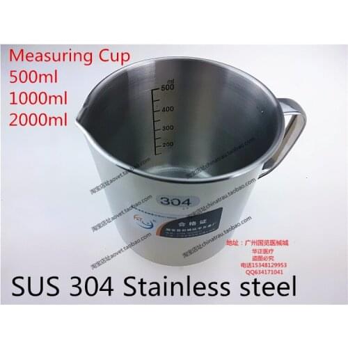 Stainless Steel Cup Graduated Glass Liquid Measuring Cups for cooking tool Coffe Appliance Kitchen Tool Wine Cup Jigger Bar Tool