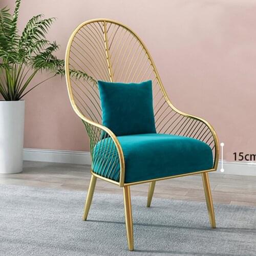 TT Custom Nordic Chair Simple Leisure Chair Modern Creative Personality Sofa Backrest Couch Single Bedroom