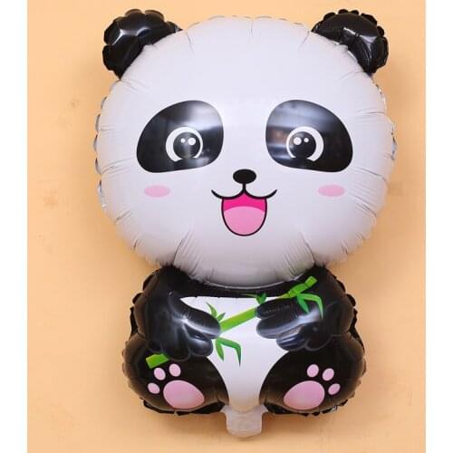 Balloon helium cute panda balloon panda aluminum film balloon cartoon panda birthday party decoration childrens party layout
