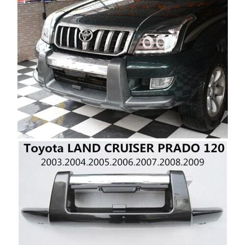 Front BUMPER GUARD For Toyota LAND CRUISER PRADO 120 2003.2004.2005.2006.2007.2008.2009 High Quality Auto BUMPER Plate