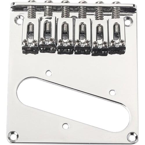 6 Saddles Electric Guitar Bridge Assembly For Style Guitar