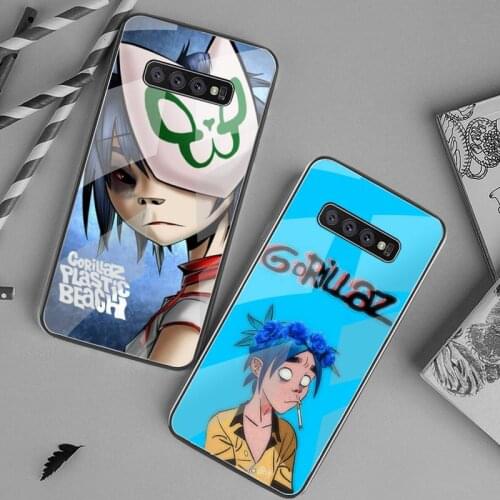 Gorillaz boat illust music Amazing new arrival Phone Case Tempered Glass For Samsung S20 Plus S7 S8 S9 S10 Plus Note 8 9 10 Plus