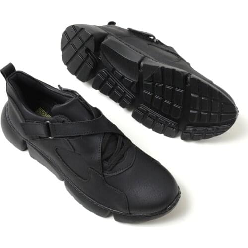 Chekich Mens Shoes Black Non Leather Casual Spring and Fall Seasons Lace Up Comfortable Solid Orthopedic Sneakers Lightweight Big Sizes Sport Fashion High Quality Air Oxford Male Footwear High Outsole CH071 V5