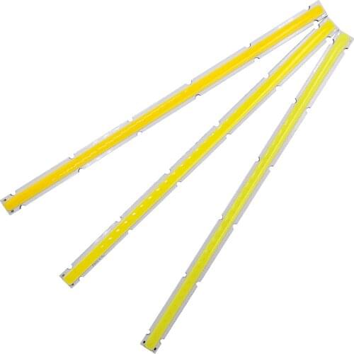 COOLEEON 250*12mm LED Light Strip COB Bulb LED Lamp 12V DC 10W Lighting Source 25cm Bar Lights for Auto Car Working Lamps DIY