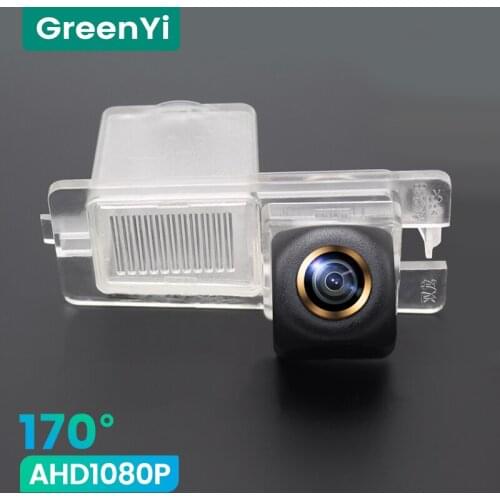 GreenYi 1080P HD 170° Car Rear View Camera For Ssangyong Rexton Kyron Korando Actyon Reverse Reversing 4 pin Vehicle Parking AHD