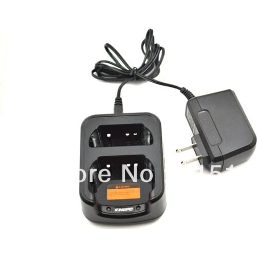 Exclusively Li-ion Desktop Charger KP/CH-22001 with Adapter KP/MU-24002 for Kingpo KP-558UV Dual Band Transceiver