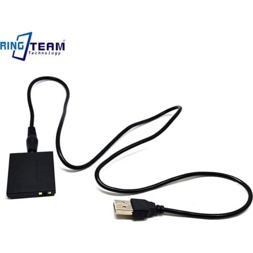 Power USB Cable + DC Coupler DR-40 DR40 NB-6L for Canon Powershot Cameras ELPH 500 HS SD770 SD980 SD1200 D10 D30 S90 S95