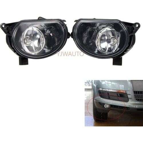 Car Fog Light For Audi Q7 2007-2009 / A3 2004-2008 Auto Fog Lamp Car Front Bumper Grille Driving Lamps Set Kit