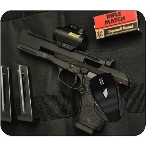 Mouse Pad Weapon Beretta 87 Pistol Mouse Pad For Home Office Working