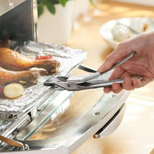Kitchen utensils tools stainless steel barbecue fried steak clip anti-scalding bowl tong clamp