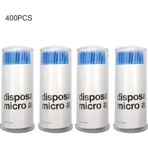 Hot! 200PCS/400PCS Disposable Eyelash Brushes Mascara Wands Applicator Wand Lashes Brushes EyeLashes Extension Makeup Tools