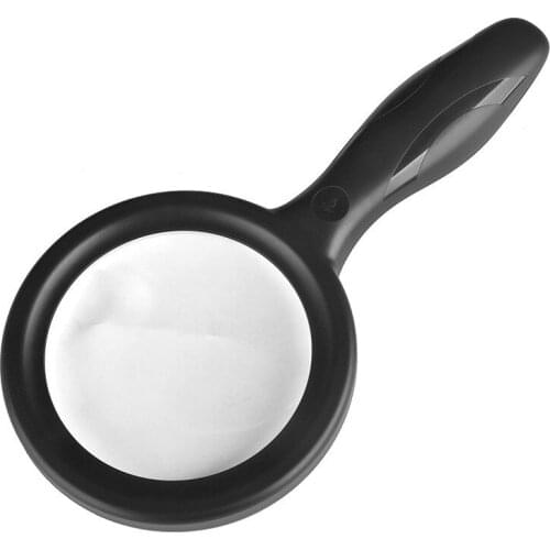 Hot Sale High-definition Charging Handheld Magnifying Glass with LED Light Reading Magnifying Glass for Elderly Children