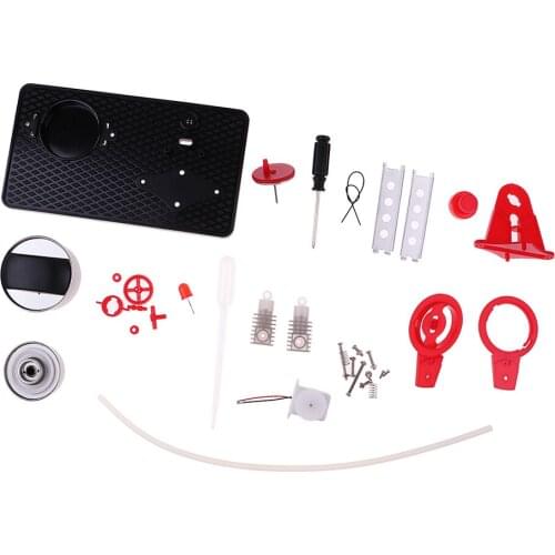 Mini Steam Engine Model Steam Powered Toys Physics Experiment Assembly Model Kids Toys