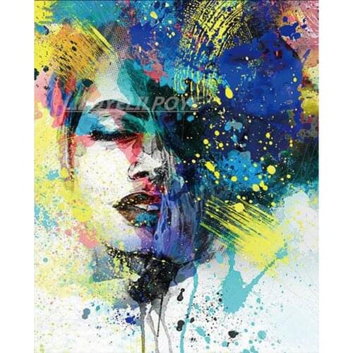 Mosaic Full abstract Diamond Painting Cross Stitch Square / round Diamond Mosaic Craft Diamond Embroidery Diy Needlework TY441