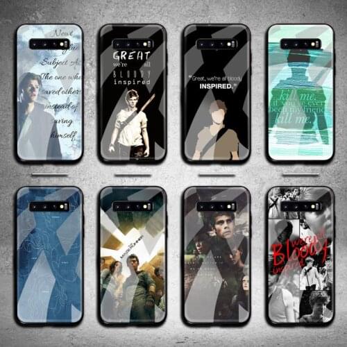Newt Quotes The Maze Runner Phone Case Tempered Glass For Samsung S20 Plus S7 S8 S9 S10 Note 8 9 10 Plus