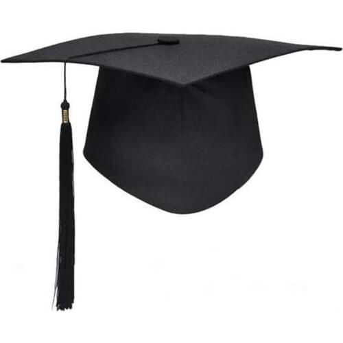 NEW High Quality Adult Bachelor Graduation Caps With Tassels For Graduation Ceremony Party Supplies