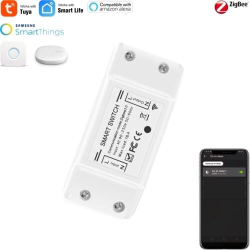 85V-220V 10A Tuya ZIGBEE 3.0 LED Timer ON/OFF Controller Switch DIY Device Smart Remote Control For Echo Plus Smartthings Hu*e