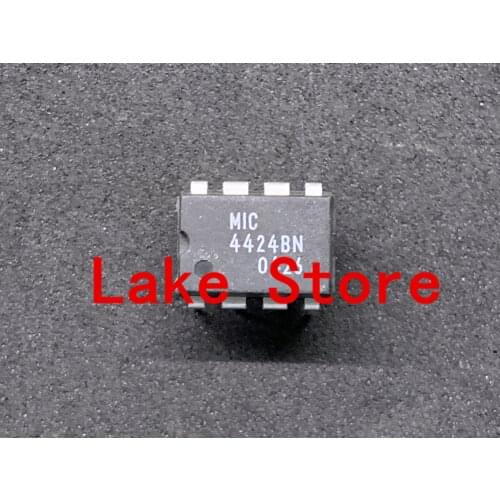 10 unids/lote MIC4424BN TC4424CPA DIP-8 MIC4424 TC4424