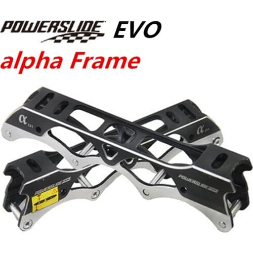 100% Original PowerSlide EVO Alpha Frames 219mm Rocking Banana Frame 231mm 243mm Plane Skates Frame Basin Roller Skating Patins
