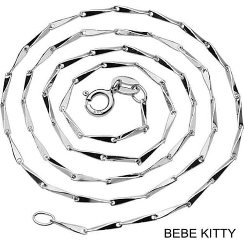 2015 Vintage Necklace Chains, Multi Layer choker Necklace , 925 Silver Jewellery for Women, 16 ,18 & 20 inch Collares Populares