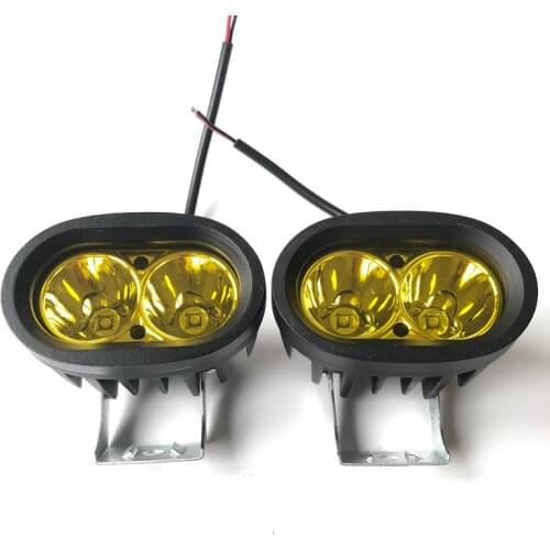 4x4 Offroad led work light 2x20w Spot/Flood Auto led driving head light Auxiliary fog light Motorcycle cycling Spotlights 12/24v