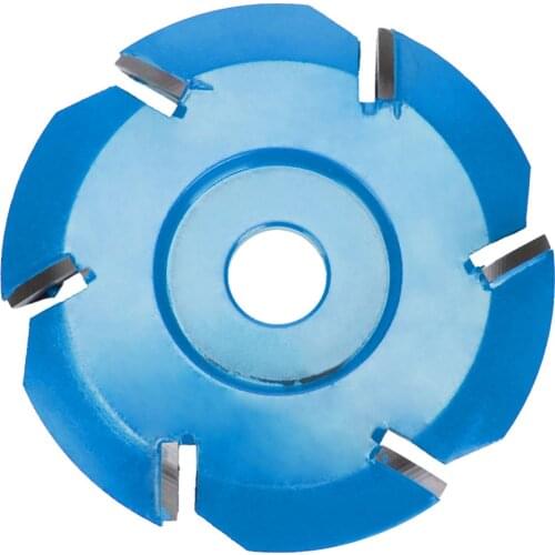 5 Colors of Six Tooth Milling Cutter Woodworking Tea Tray Digging Wood Carving Disc Tool for 16mm Aperture Angle Grinder