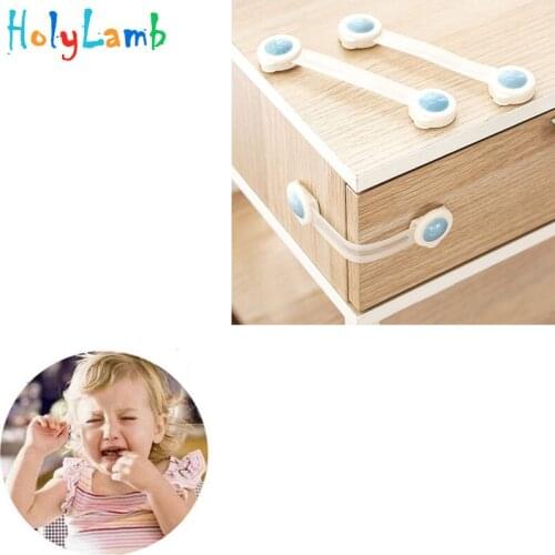 5Pcs/Lot Extended Security Lock Smiley Baby Safety Protection Lock Protection Of Children Castle Child Lock Child Safety