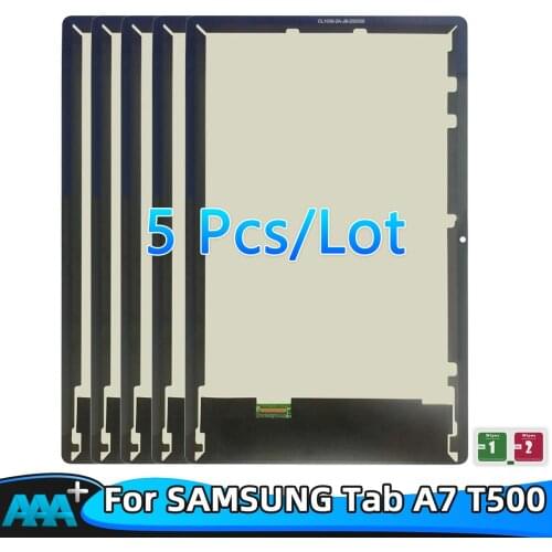 5Pcs Suitable For Samsung Galaxy Tab a7 10.7 2020 t500 t505 SM-T500 SM-T505 LCD touch screen panel digital components