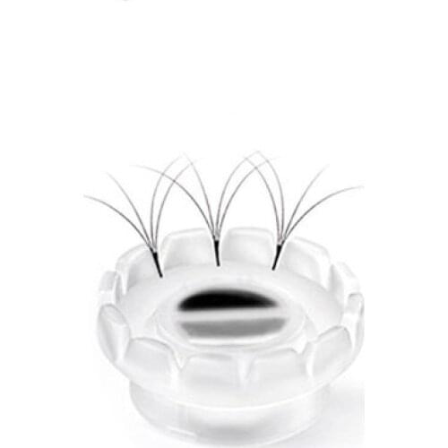 Individual Disposable Eyelash Glue Graft Eyelash Holder Quick Flower Tumbler Eyelash Extensions Glue Ring 50/100pcs