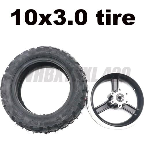 80 / 65-6 10x 3.0 Tire 255x80 Wheel Hub For 10 Inch Electric Scooter Zero 10x Dualtron Kugoo M4 Thickened And Widened Tires