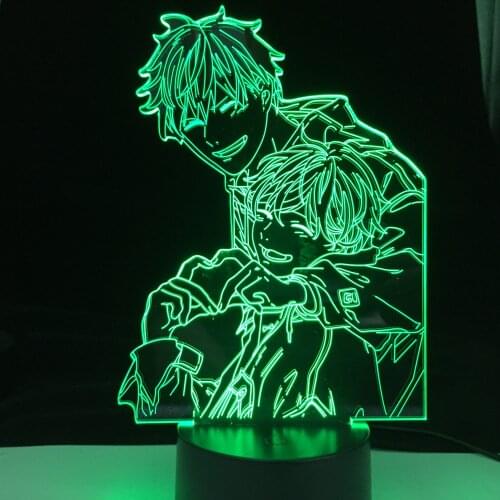 Anime BL GIVEN Light Acrylic 3d Lamp for Bed Room Decor Colorful Nightlight BL Table Lamp GIVEN Led Night Light Gift