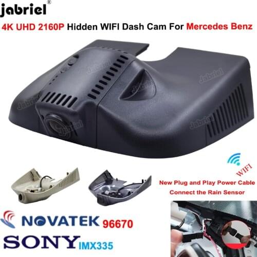 4K 2160P Plug And Play Wifi Car Dvr Dash Cam Cameras for Mercedes Benz ML w166 w164 ml320 ml350 GL x164 x166 gl320 gl350 gl450