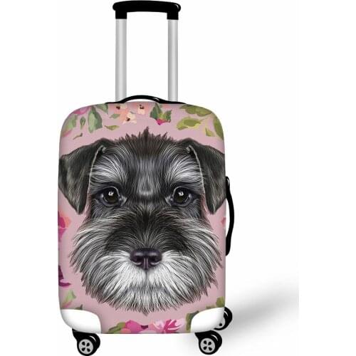 KOKO CAT Luggage Protective Cover Cute Dog Print Travel Accessories Women Men 18-30 Inch Suitcase Cover Trolley Case Cover