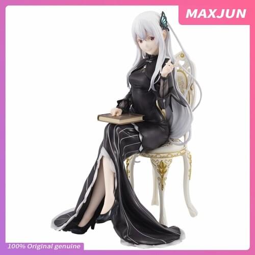 MAJUN Genuine Anime Re Life in a different world from zero Echidna 19.5cm PVC Re Zero tea party Action Figure Model Doll Toys