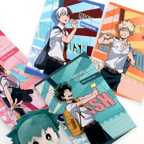 New Fashion Anime My Hero Academy Notebook Notepad Cosplay Accessory Book Prop School Student Gift Office Supplies