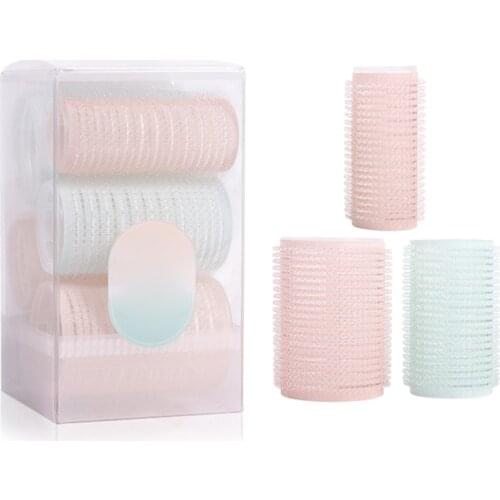 6Pcs/Set Heatless Curling Wand Headband Hair Styling Tools ,Bangs Self-Adhesive Hair Volume Tool for Girls DIY Makeup Tools