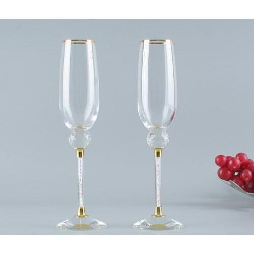 Original Champagne Glass For Drink Wedding Wine Glasses For Wine Valentines Day Gift Glasses For Boyfriends