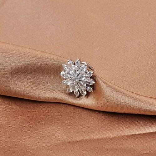 SHARPPIN Zircon Magnet Brooch For Women Hijab Magnets Wedding Brooches Strong Scarf Buckle