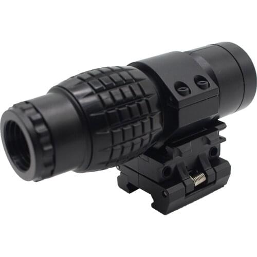 Outdoor Sports 3x Magnifier Tactical Magnifying Hunting Scope For Riflescopes Toy Mount Fits Hunting Range Hologram Refined