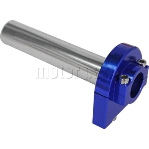 Universal CNC Aluminum Accelerator 22mm Throttle Twist Grips For Most Brand Motorcycle Scooter Bike With 7/8" Handlebars Blue