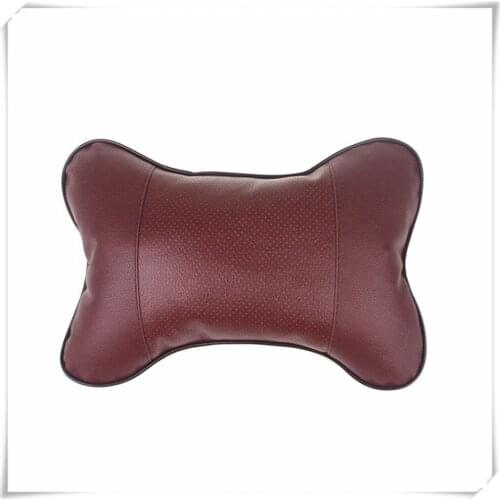 Universal Car Neck Pillows PVC Leather Breathable Mesh for Fiat Palio Uno Oltre 600 1200 Idea Bravo Sedici Grande Punto