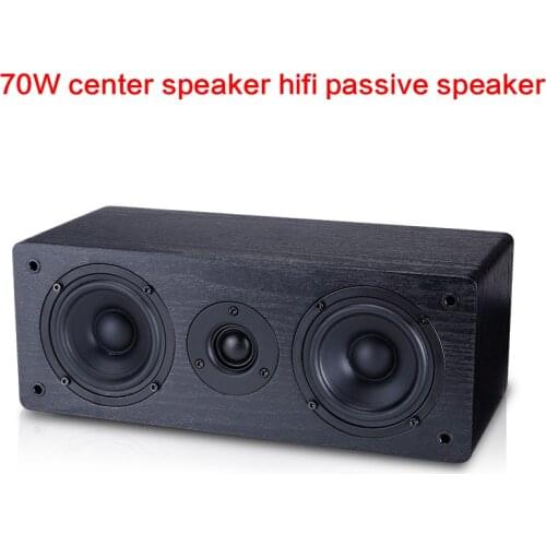 70W High Power Center Speaker NS-60C Home Theater Hifi Passive Speaker DIY Fever Home Audio Speaker TV Volume Amplifier 60-20KHz