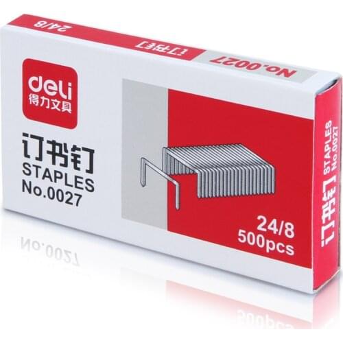 0027 Thick Nail Can Nail 50 Page Staples Thick Staples 24/8 Per Box 500 Office supplies classroom stationery