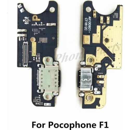 10pcs/lot For Xiaomi Pocophone F1 USB Charger Charging Port Ribbon Micro USB Dock Connector Flex Cable