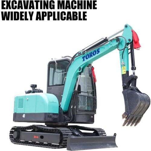 4 Ton Micro Bagger Mini Digger Excavator Mini Excavator Digging Hydraulic Small Micro Digger Machine Prices for Sale